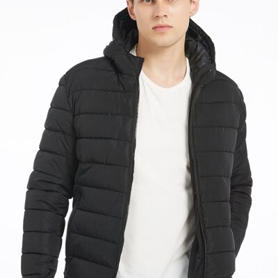 Hooded down jacket TEDESCHI-BLACK