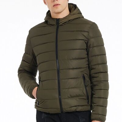 Hooded down jacket TEDESCHI-KAKI