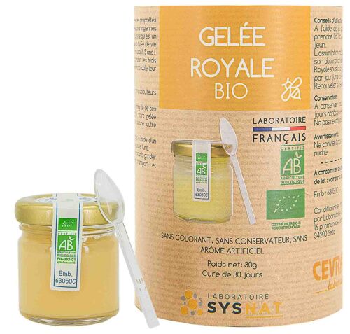 GELEE ROYALE BIO - Pot de 30g