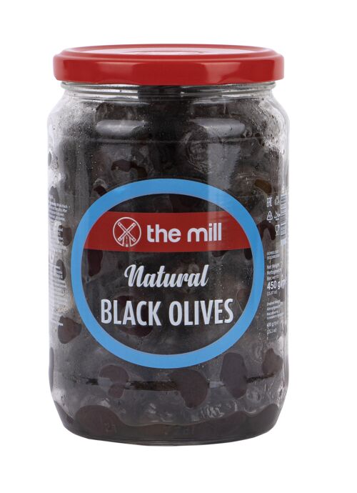 ‎The Mill Natürlich Schwarze Oliven 450 g Glas