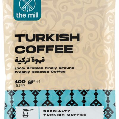 Le paquet de 100g de café turc The Mill