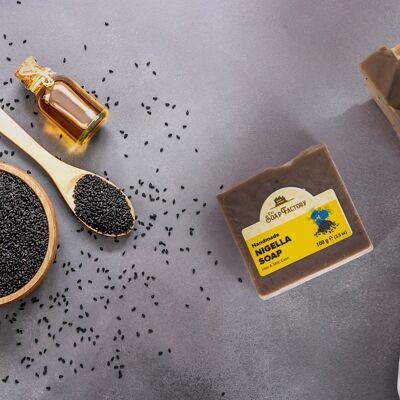 BLACK CUMIN Soap - Silk Collection - Handmade - The Soap Factory - 100 g