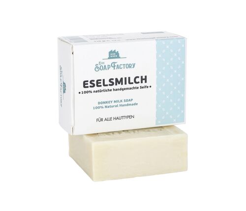 Handgemachte ESELSMILCH Seife - The Soap Factory - Klassische Kollektion - 110 g