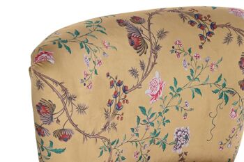 CHAISE POLYESTER BOIS 60X66X77 FLEURS 2 ASSORTIES. LD190968 3