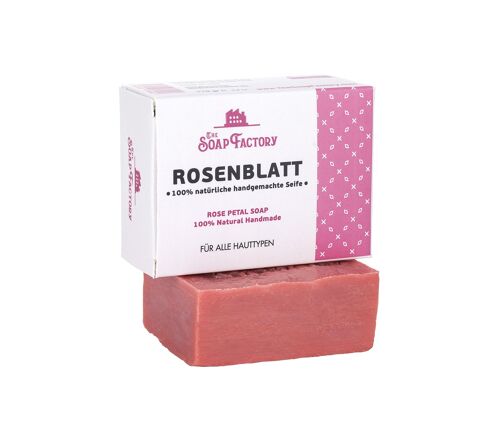 Handgemachte ROSENBLÜTEN Seife - The Soap Factory - Klassische Kollektion - 110 g