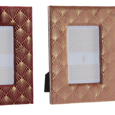 PHOTO FRAME 10X15 POLYESTER WOOD 18X2X23 2 ASSORTED. LD191030