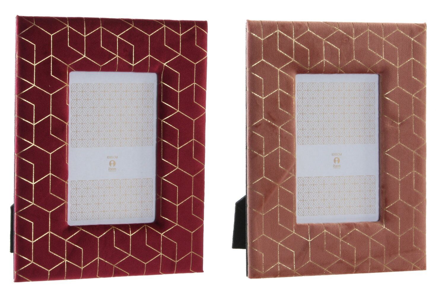 PHOTO FRAME 10X15 WOOD 18X2X23 GEOME 2 ASSORTED. LD191033