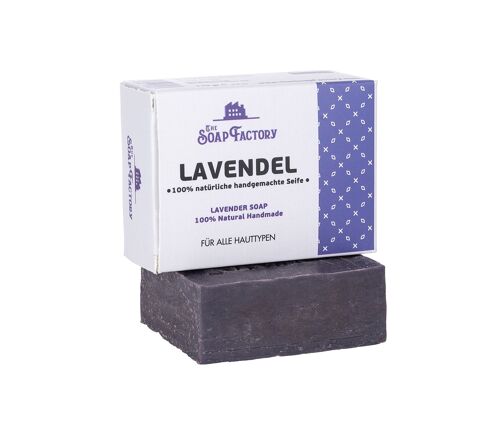 Handgemachte LAVENDEL Seife - The Soap Factory - Klassische Kollektion - 110 g