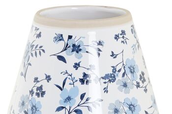 VASE PORCELAINE 15,5X15,5X21,5 BLANC LD191103 2