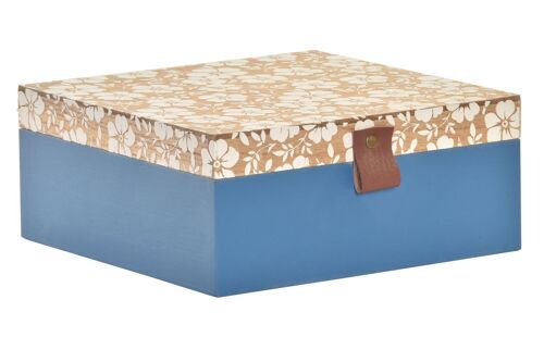 CAJA MDF 21X21X9 AZUL LD191112