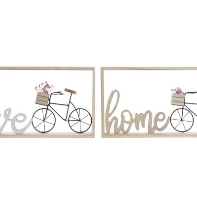 DECORATION MDF 38X4,5X20 LOVE HOME 2 ASSORTED. LD191272