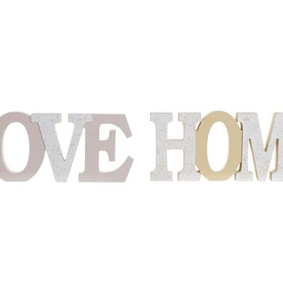 DECORAZIONE MDF 35X2X13 LOVE HOME 2 ASSORTITI. LD191276