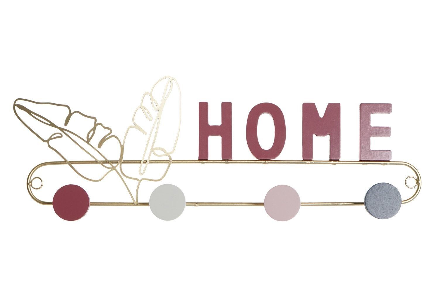 WANDAUFHÄNGER MDF 46X5X17 ROSA LD191462