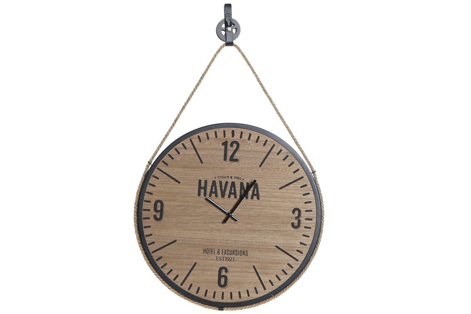 WALL CLOCK MDF 39,5X4X63 NATURAL LD191486