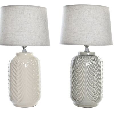 PORCELAIN TABLE LAMP 30X30X60.5 2 ASSORTMENTS. LD195055