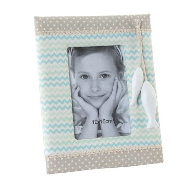 WOODEN POLYESTER PHOTO FRAME 10X15 LM139623
