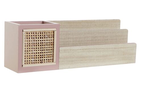 ORGANIZADOR MDF 31,5X7,5X10 LAPICERO ROSA LO191467