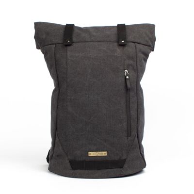 MARGELISCH roll-top backpack Mevoc 1 charcoal