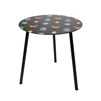 Table d'appoint, Bugs, noir, 40 cm 1