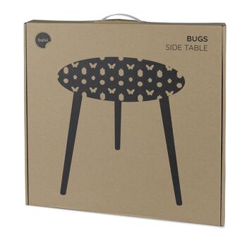 Table d'appoint, Bugs, noir, 40 cm 2