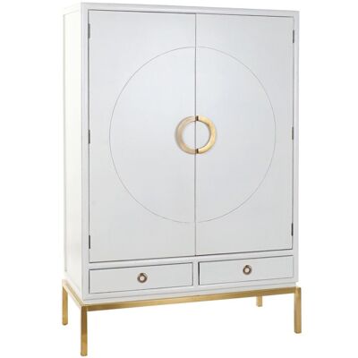 ALAMO MOBILE METALLO 120X50X175 54 LACCATO BIANCO MB162825