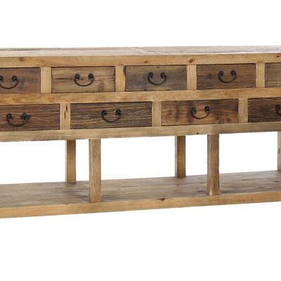 BUFFET PINO 190X45X80 ENVEJECIDO MARRON MB162891