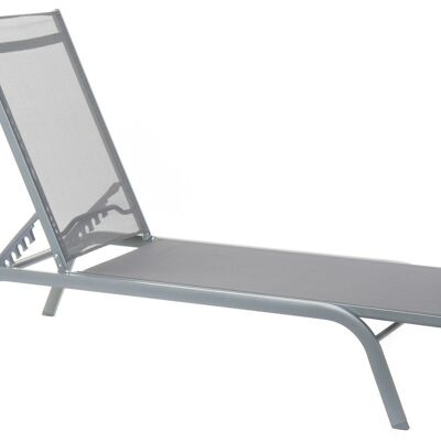 TEXTILENE ALUMINUM SUNLOUNGER 191X58X98 RECLINING MB166606