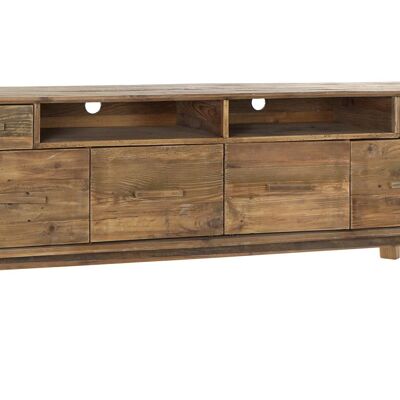 PINE TV TABLE 180X48X65 NATURAL AGED MB172374