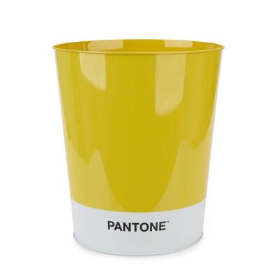 Pattumiera, Pantone, giallo, lattina