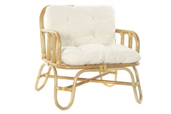 FAUTEUIL EN ROTIN 76X72X80 NATUREL NATUREL MB174998 1