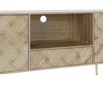 PORTA TV PAULOWNIA PINO 118X40X65 NATURALE MB176659