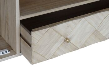 MEUBLE TV PIN PAULOWNIA 118X40X65 NATUREL MB176659 5