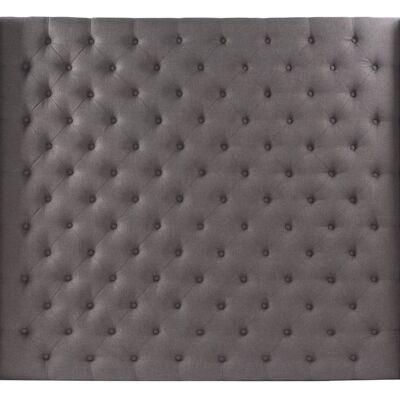 POLYESTER BED HEADBOARD 194X20X170 GRAY CAPITONE MB177669
