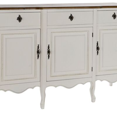 BUFFET PAULOWNIA 140X45X90 BLANC MB177673