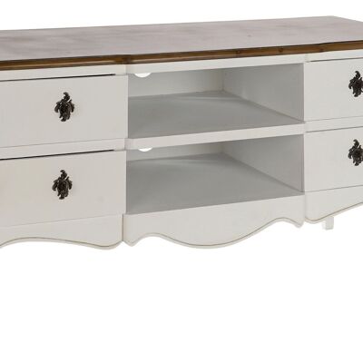 PAULOWNIA TV STAND 120X48X60 WHITE MB177674