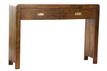 CONSOLE ACACIA 110X27,5X76 MARRON NATUREL MB178511 1