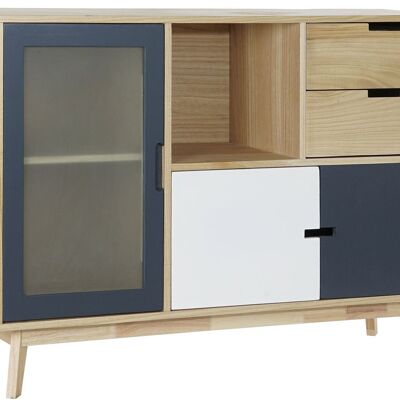 PAULOWNIA BUFFET MDF 120X35X80 4 SCHUBLADEN NATUR MB179850