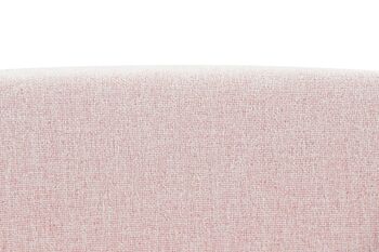 CANAPÉ LIT MÉTAL POLYESTER 90X90X84 ROSE PÂLE MB179951 7