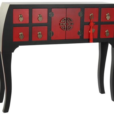 CONSOLE SAPIN MDF 98,5X27X80 ROUGE MB180108