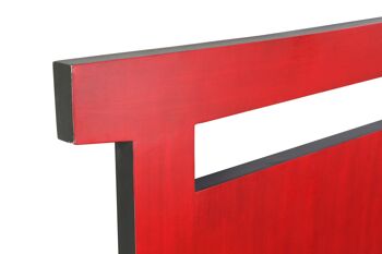 TÊTE DE LIT SAPIN MDF 160X4X120 ROUGE MB180114 2