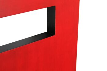 TÊTE DE LIT SAPIN MDF 160X4X120 ROUGE MB180114 3