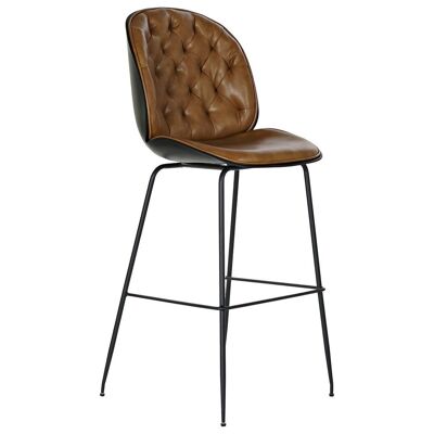 PU METAL STOOL 51X53X115 CAMEL MB180246