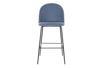 TABOURET METAL POLYESTER 55X50X110 75 BLEU MB180360 4