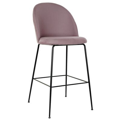 METAL POLYESTER STOOL 55X50X110 75 PINK MB180361