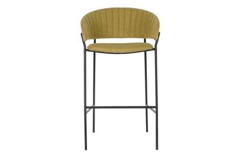 TABOURET METAL POLYESTER 58X47X110 MOUTARDE MB180366 5