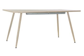 TABLE DE REPAS MDF METAL 160X90X76 EXTENSIBLE MB180864 1