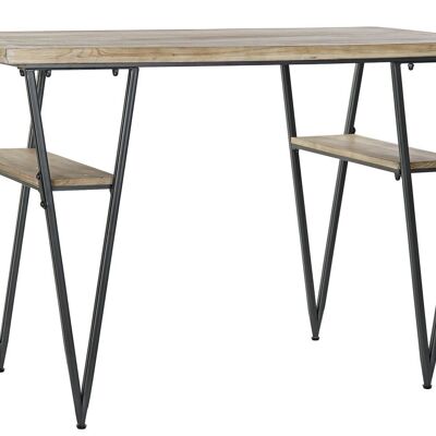 FIR METAL DESK 120X60X81 NATURAL MB180881