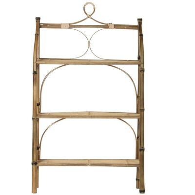MENSOLA A PARETE BAMBÙ RATTAN 62X15X103 3 ST, MB181119