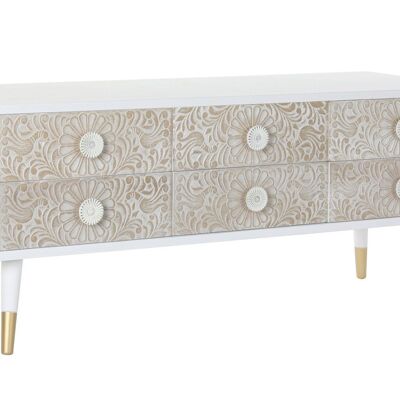 MOBILE TV ABETE 119X42X50 MANDALA BIANCO MB181213