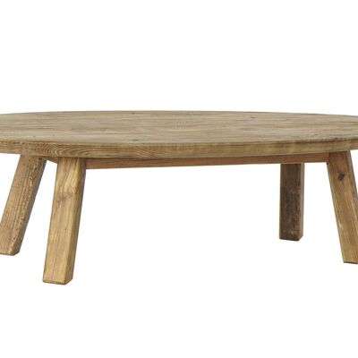 RECYCLED WOOD COFFEE TABLE 140X60X35 NATURAL MB182189